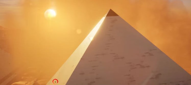 The bayek pyramid in Assassin's Creed Origins