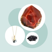 Carnelian, Pyrite, and obsidian are considered the best crystals for manifestation.