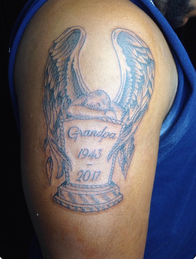 Tattoo of the Week Memorial for Grandpa  Independent Tattoo   Delawhere
