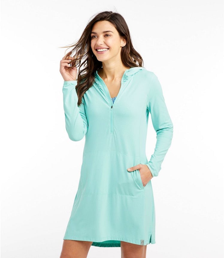 Women's Sand Beach Cover-Up Hooded Tunic