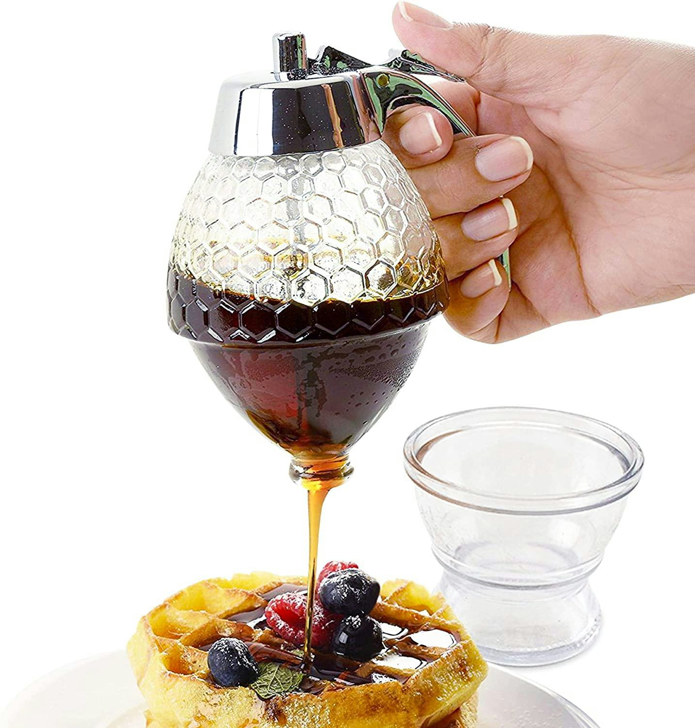 hunnibi Glass Syrup Dispenser