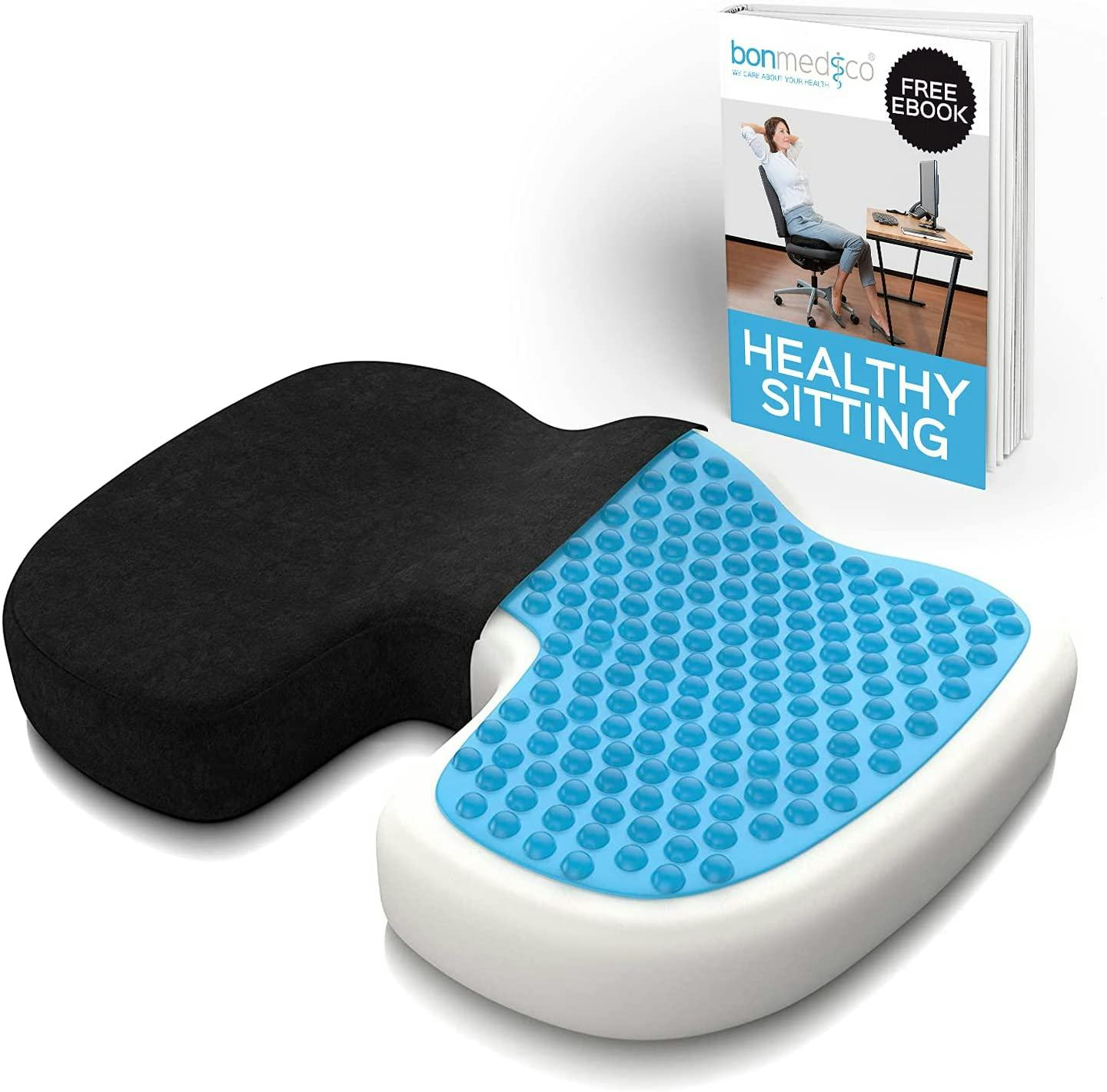 bonmedico Memory Foam Seat Cushion