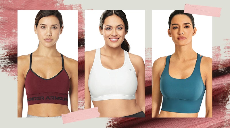 Three of the best longline sports bras on Amazon