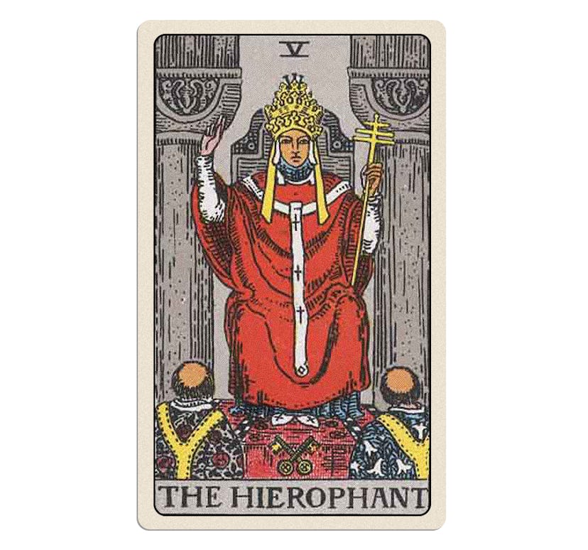 The hierophant tarot card meaning