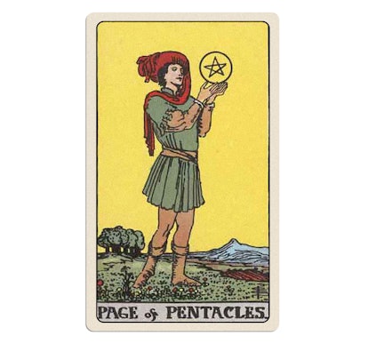 Page of pentacles tarot card meaning