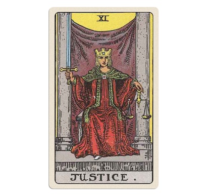 Justice tarot card meaning