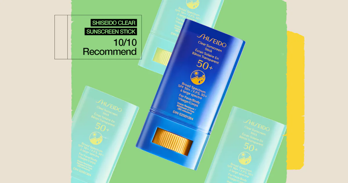 Shiseido’s Clear Sunscreen Stick SPF 50 Is My Summer Skin Care Savior Shiseido’s Clear Sunscreen Stick SPF 50 Is My Summer Skin Care Savior