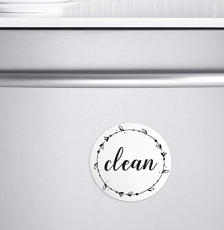 Dishwasher Magnet Clean Dirty Sign