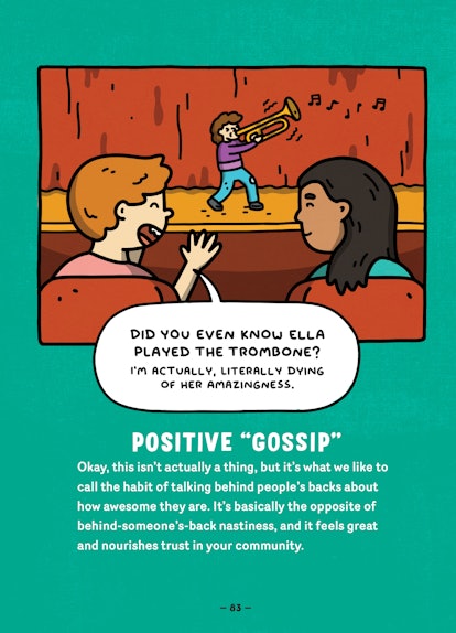 "Positive Gossip: Okay, this isn't actually a thing, but it's what we like to call the habit of talk...