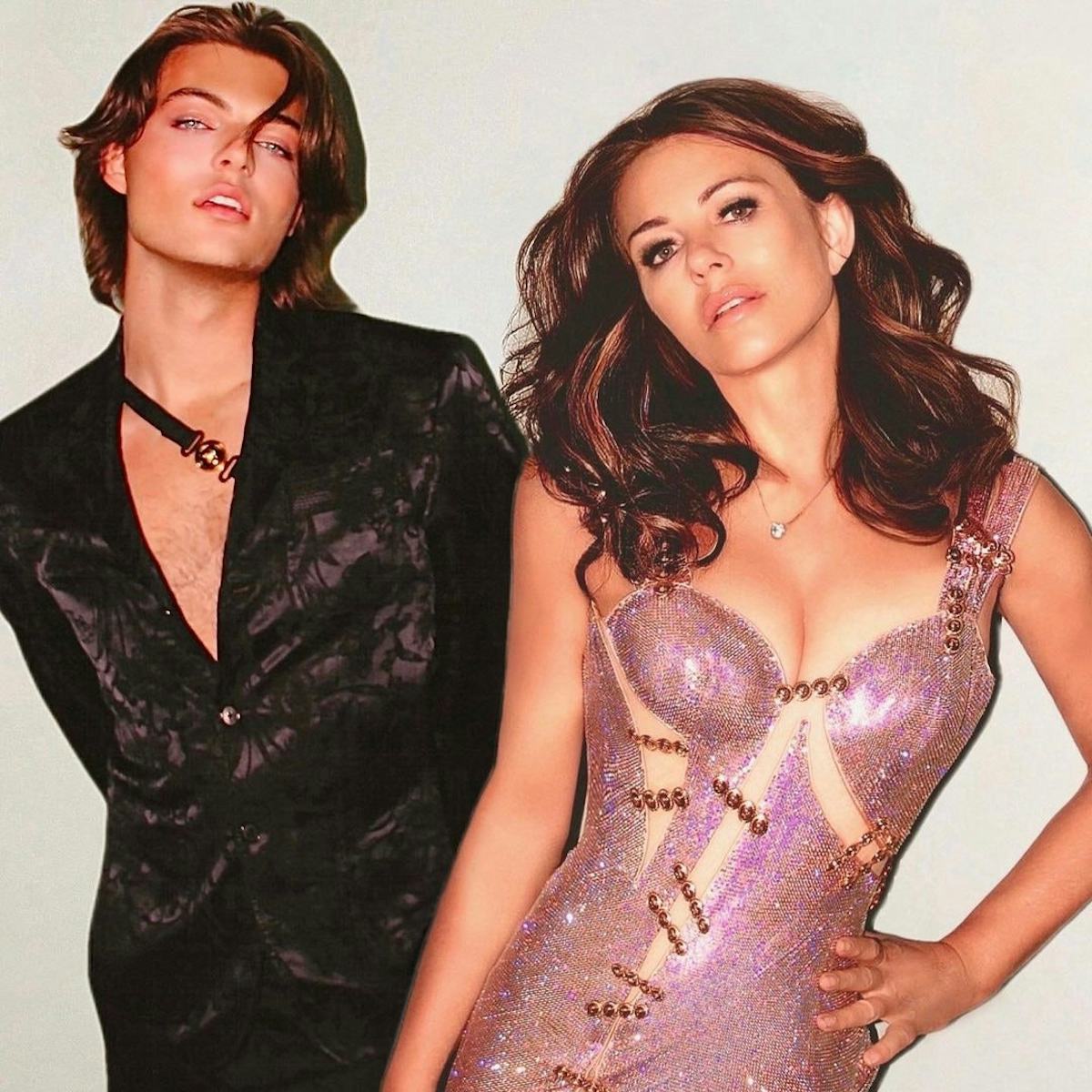 Elizabeth Hurley s 57th Birthday Dress Remixed Two Versace Moments