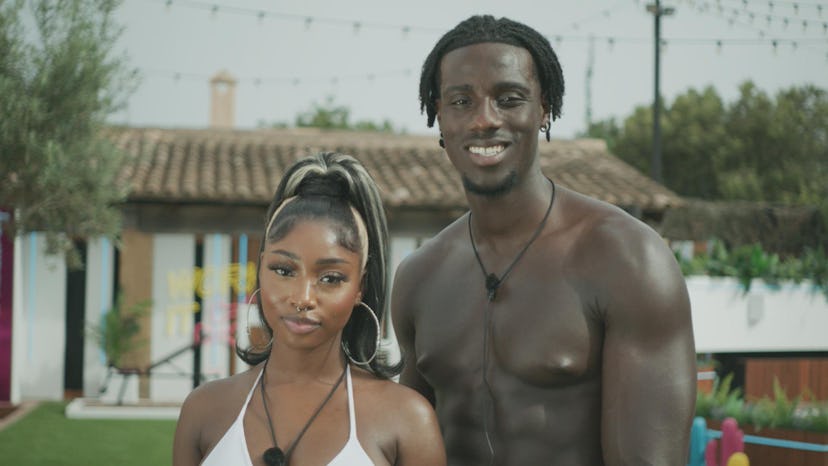 Ikenna and Indiyah in ‘Love Island’ 2022
