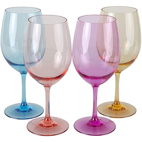 Lily&rsquo;s Home Unbreakable Acrylic Wine Glasses (Set Of 4)