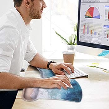 iCasso Keyboard &amp; Mouse Wrist Rest Pad