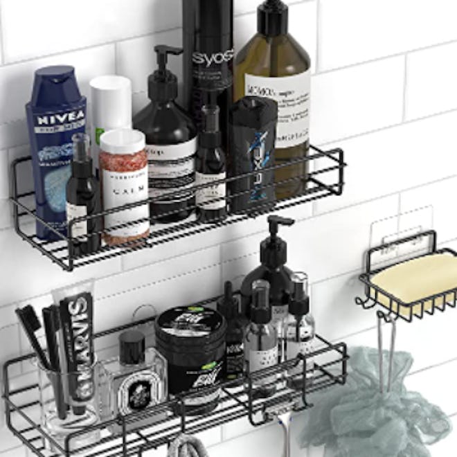 MOFOROCO Shower Caddy Basket Shelf (3-Pack)