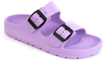 FUNKYMONKEY Comfort Slides Double Buckle Sandals