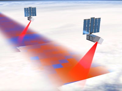 TROPICS cyclone tracking satellites concept