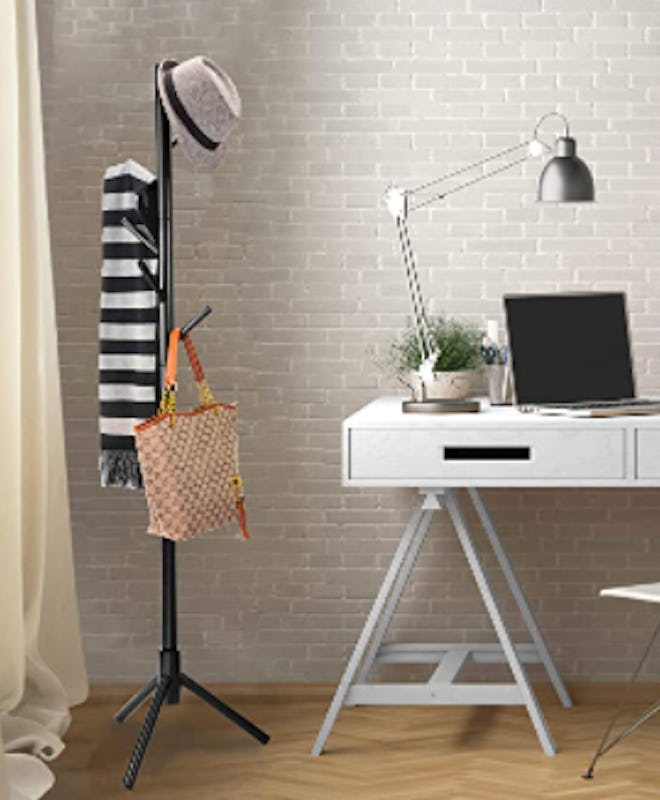 Zober Store Wooden Tree Coat Rack Stand