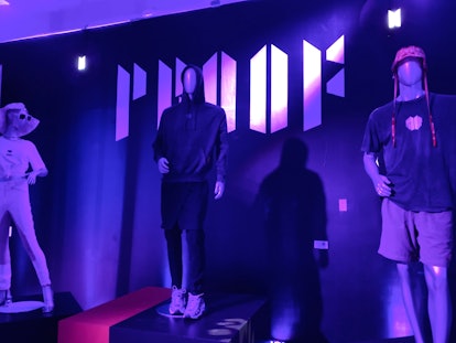 The BTS 'Proof' pop-up in Los Angeles and NYC has exclusive merch for sale. 