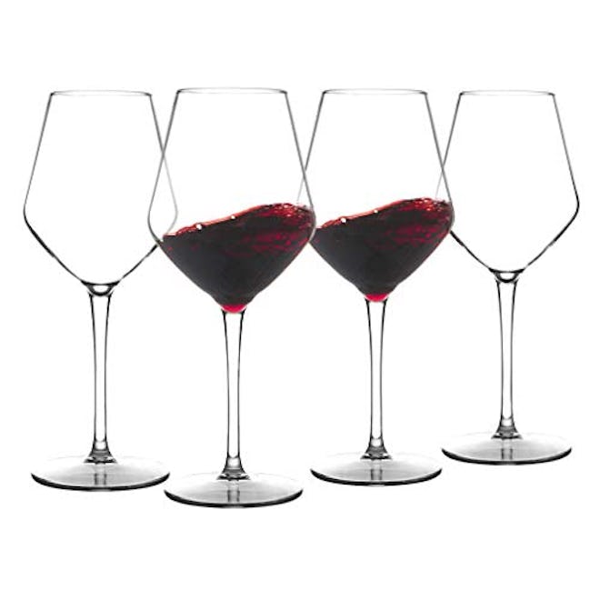 MICHLEY Bordeaux Unbreakable Stemmed Wine Glass (Set Of 4)