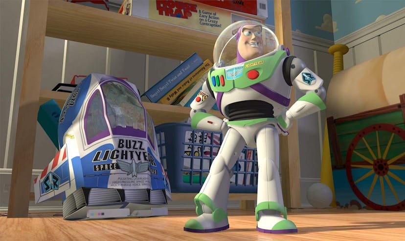 Buzz Lightyear in the first 'Toy Story' movie.