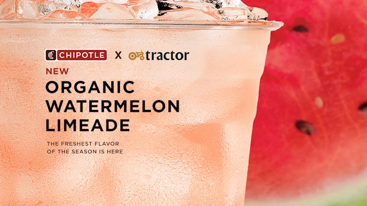 Chipotle's Watermelon Limeade sounds like summer in a glass.