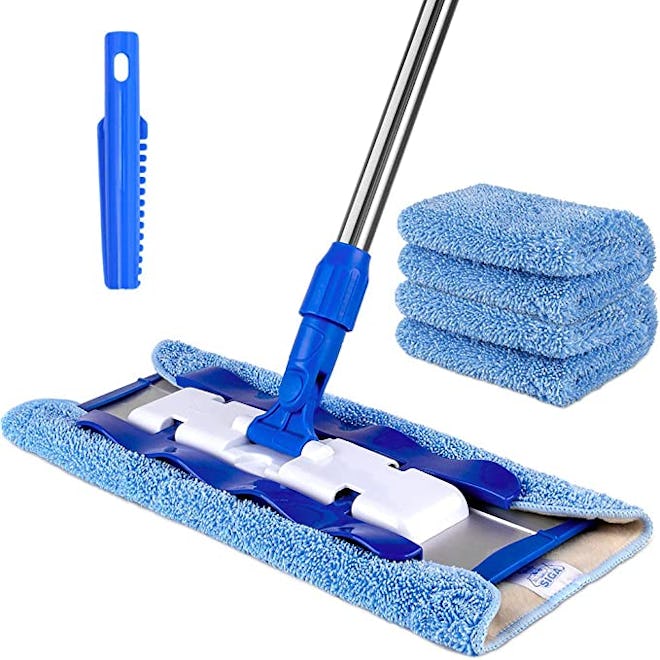 Reusable mop pads are much easier on the wallet than rebuying disposable ones time after time.