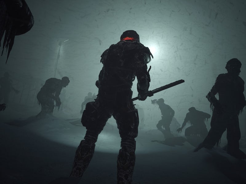 screenshot of enemies with batons in The Callisto Protocol