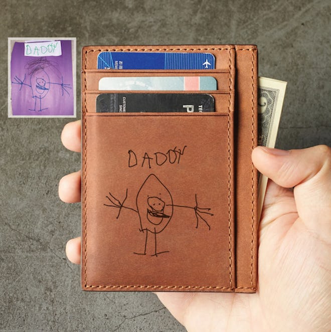 Custom photo leather wallet