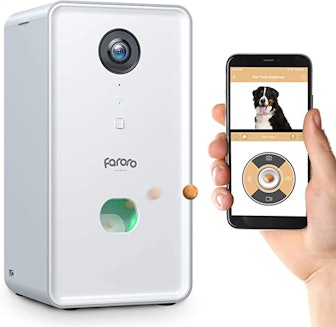 Faroro Treat Dispenser with Camera and Speaker