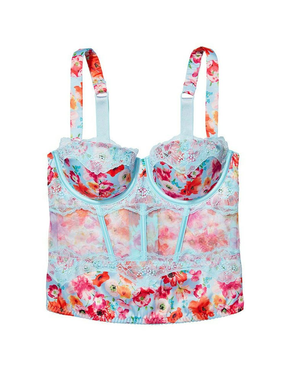 Floral Lace Balconette Corset Top