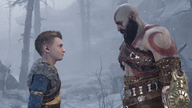 Kratos and Atreus from God of War