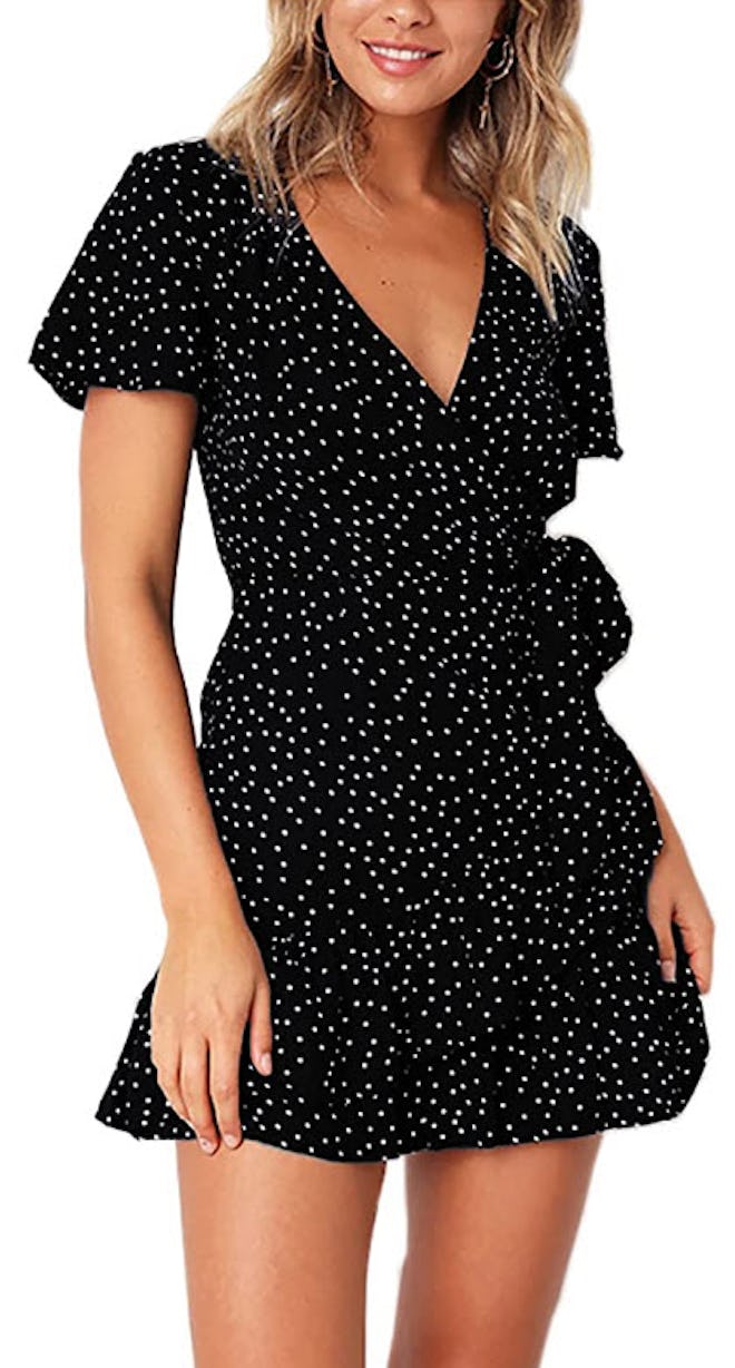 Relipop Summer Short Sleeve Print Dress