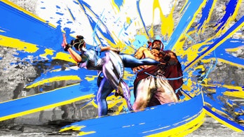 Chun-Li unleashes hell on Ryu in Street Fighter 6.