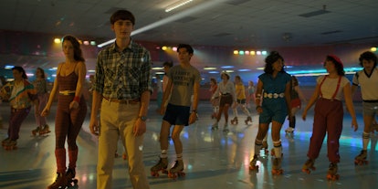 Noah Schnapp as Will Byers at Rink-O-Mania in Stranger Things 4