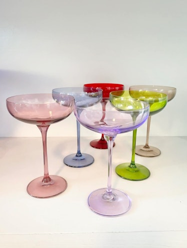 Set of 6 Champagne Coupes