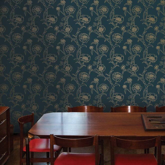 Tempaper Removable Peel and Stick Floral Wallpaper