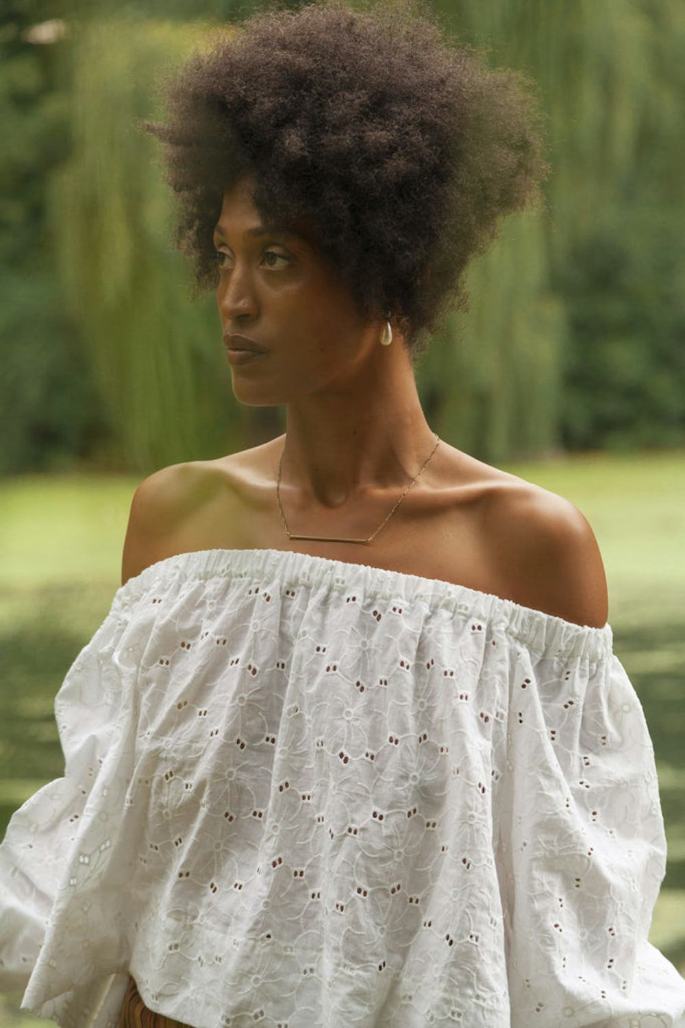 Botanical Boat Neck Top