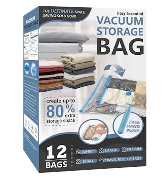 Cozy Essential Vacuum Space Saver Bags (12-Pack)