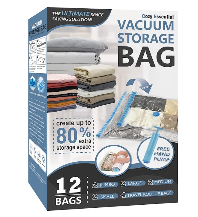 Cozy Essential Vacuum Space Saver Bags (12-Pack)