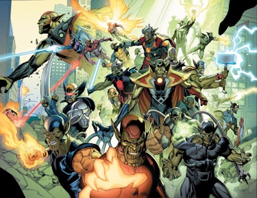 Super-Skrulls Assemble - Brian Michael Bendis/Leinil Francis Yu - Marvel Comics