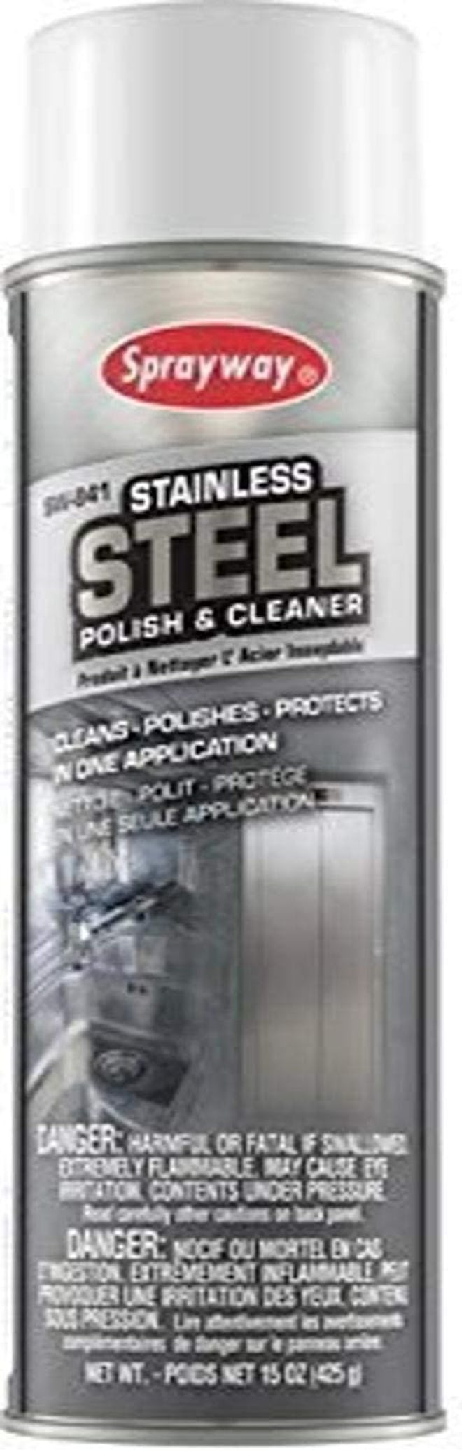 Using stainless steel cleaner ensures you won't scratch or dull your appliances.