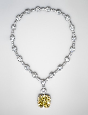 yellow diamond necklace from Tiffany