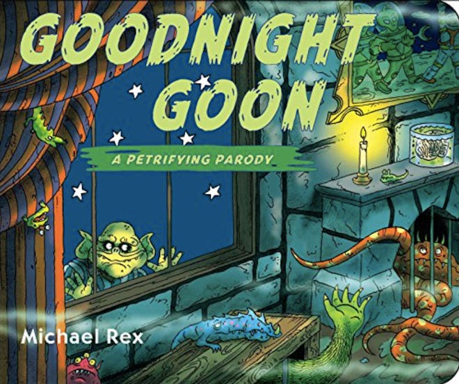 Goodnight Goon is a halloween book for kids that parodies Goodnight Moon.