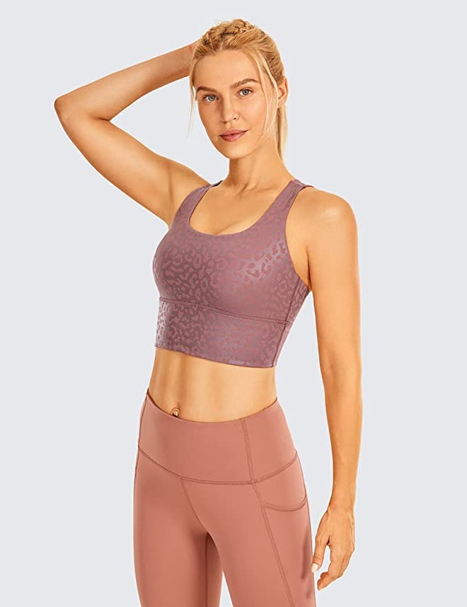 CRZ YOGA Strappy Longline Sports Bra