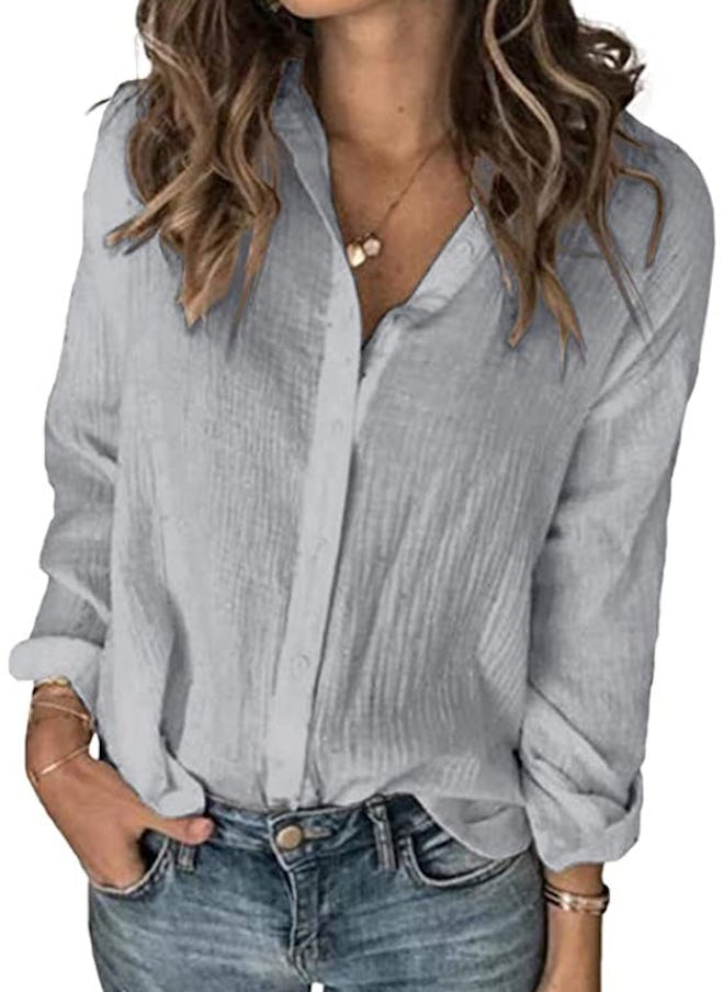 Karlywindow Long Sleeve Button Down