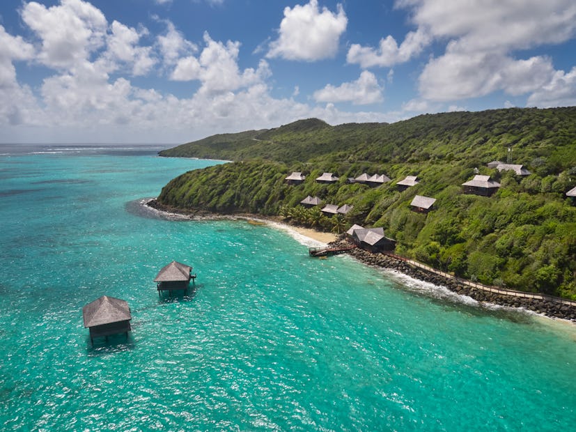 overwater spa bungalows