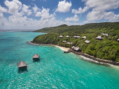 overwater spa bungalows