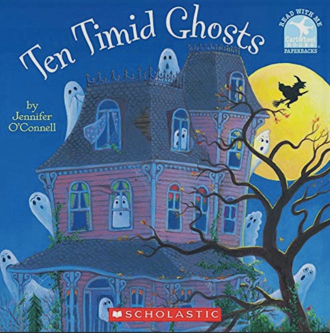 Ten Timid Ghosts is a halloween counting book for kids.