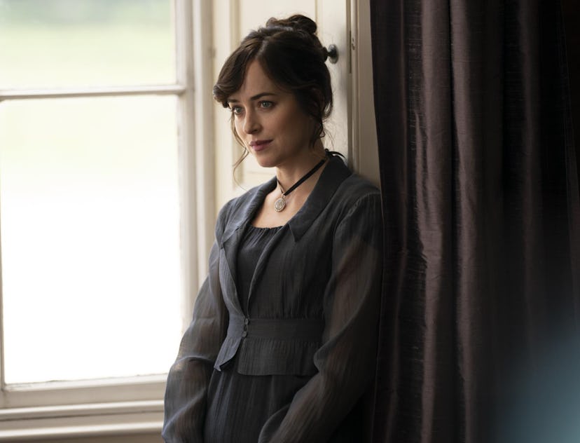 Dakota Johnson as Anne in the upcoming film adaptation of Jane Austen's 'Persuasion'
