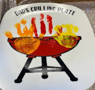 Handprint Craft Grilling Plate